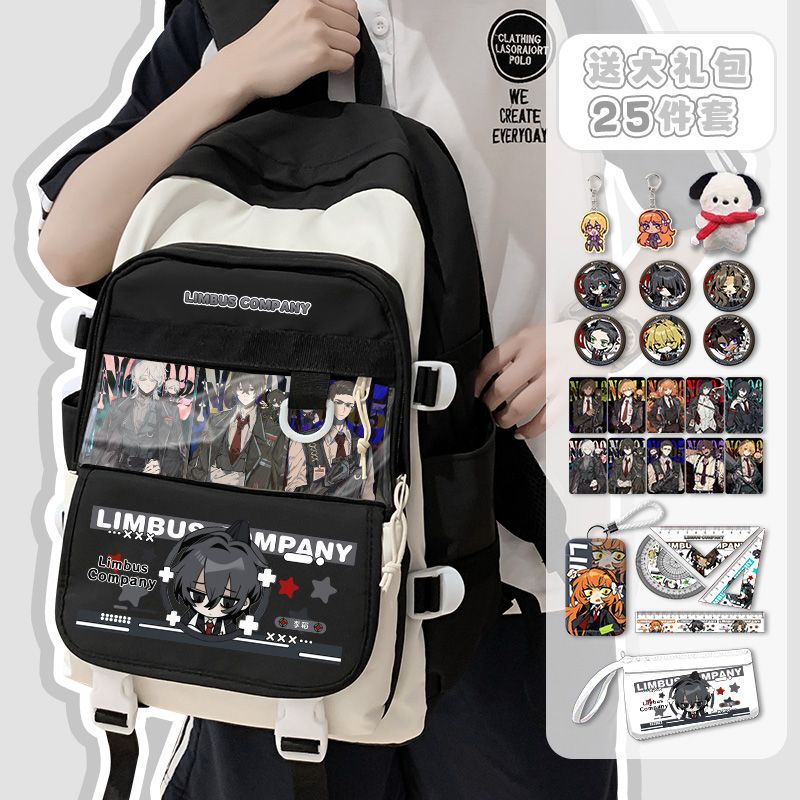 Travel Accessories Unisex - ลิมบัส คอมพานี อนิเมะ อะเรียล แฟชั่น กระเป๋าเป้สะพายหลังความจุขนาดใหญ่