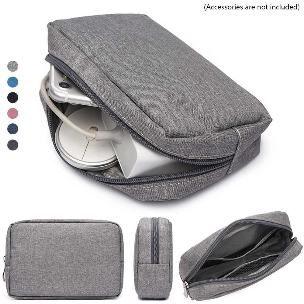 Travel Accessories Bag - กระเป๋าจัดระเบียบอุปกรณ์เดินทาง กระเป๋าเก็บอุปกรณ์ฮาร์ดดิสก์ กระเป๋าเก็บเครื่องสำอาง อุปกรณ์ดิจิทัล