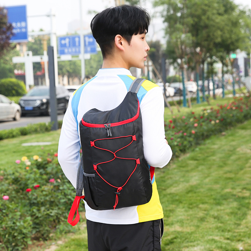 Packable Daypack Foldable - กระเป๋าเป้สะพายหลังเดินป่าแบบพับได้ น้ำหนักเบา กันน้ำ สำหรับเดินทางกลางแจ้ง กระเป๋าเดินทางแบบพับเก็บได้ กระเป๋ากีฬาสำหรับตั้งแคมป์