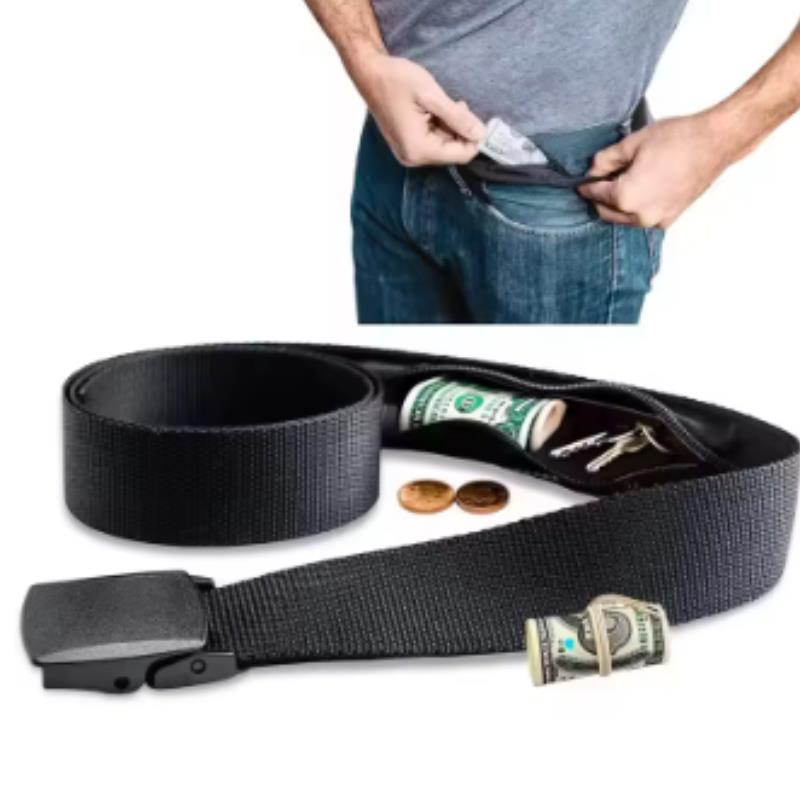 Money Belt Hidden - กระเป๋าคาดเอวป้องกันการโจรกรรมสำหรับเดินทาง กระเป๋าใส่เงินแบบซ่อนสำหรับผู้หญิงและผู้ชาย