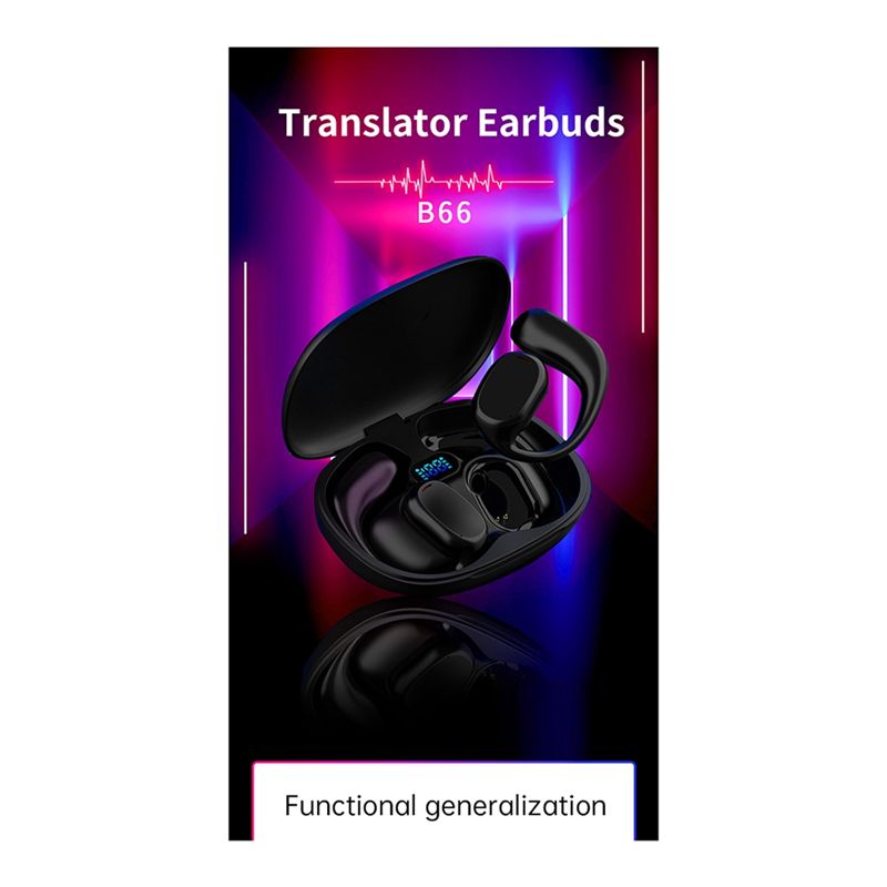 Travel Accessories Online - หูฟังแปลภาษา M85K TWSB66 บลูทูธ แปลภาษาออนไลน์แบบเรียลไทม์ รองรับการโทร