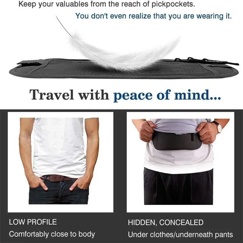 กระเป๋าคาดเอวสำหรับวิ่ง กระเป๋ - Money Belt Hidden บทวิจารณ์และราคา