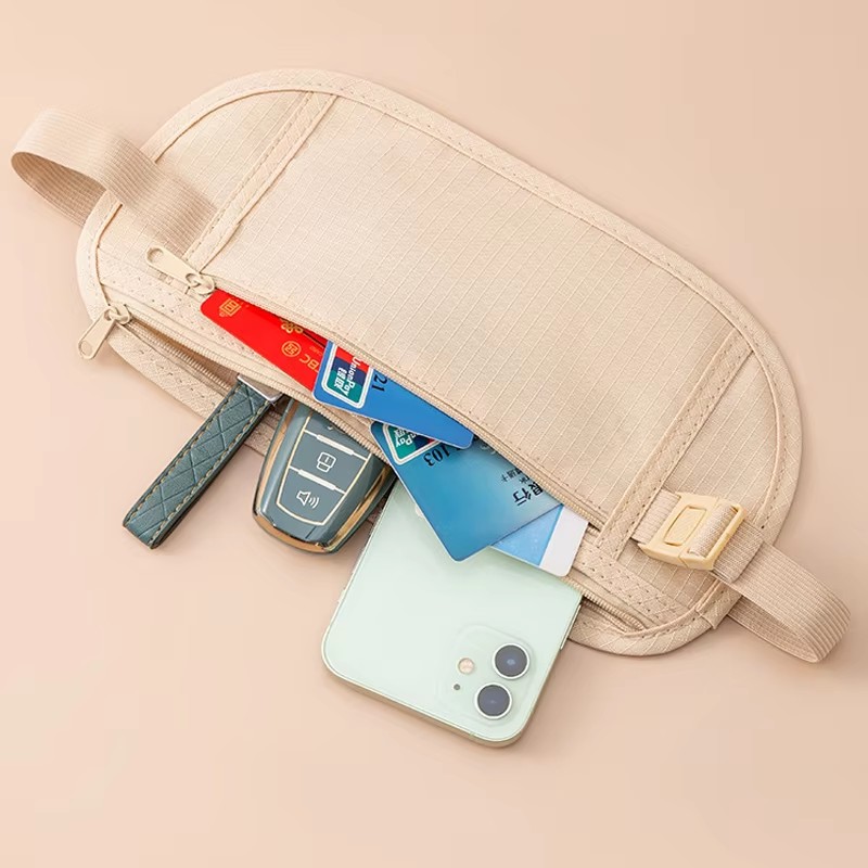 กระเป๋าคาดเอวสำหรับวิ่งและเล่น - Money Belt Hidden บทวิจารณ์และราคา