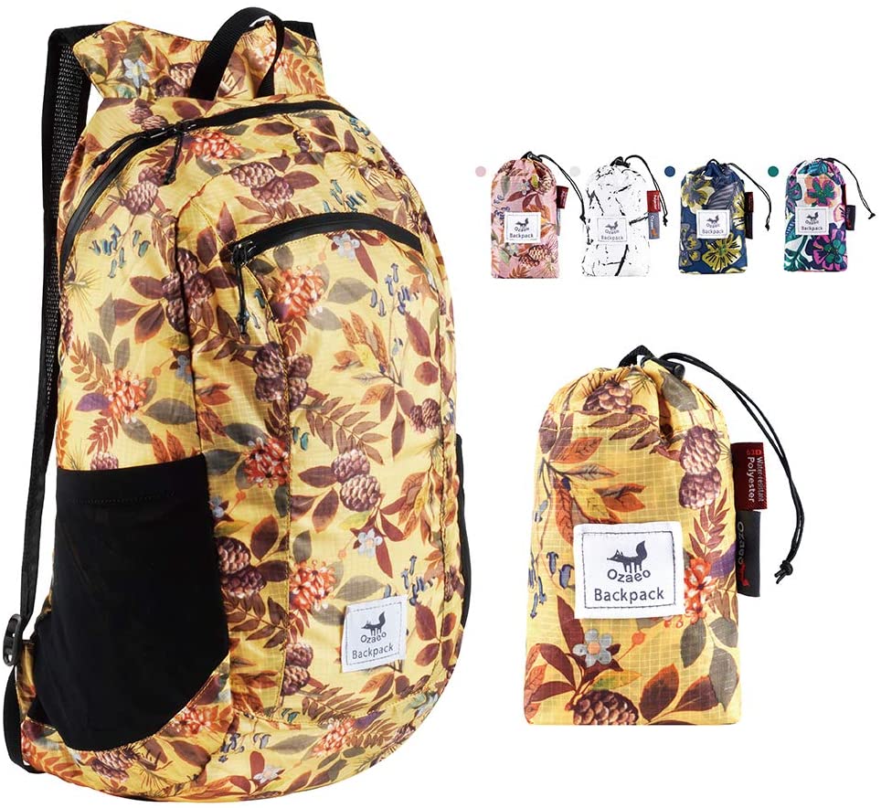 กระเป๋าเป้สะพายหลังที่มีน้ำหนั - Packable Daypack Foldable บทวิจารณ์และราคา