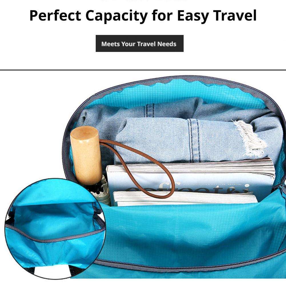 กระเป๋าเดินป่ากลางแจ้ง น้ำหนัก - Packable Daypack Foldable บทวิจารณ์และราคา