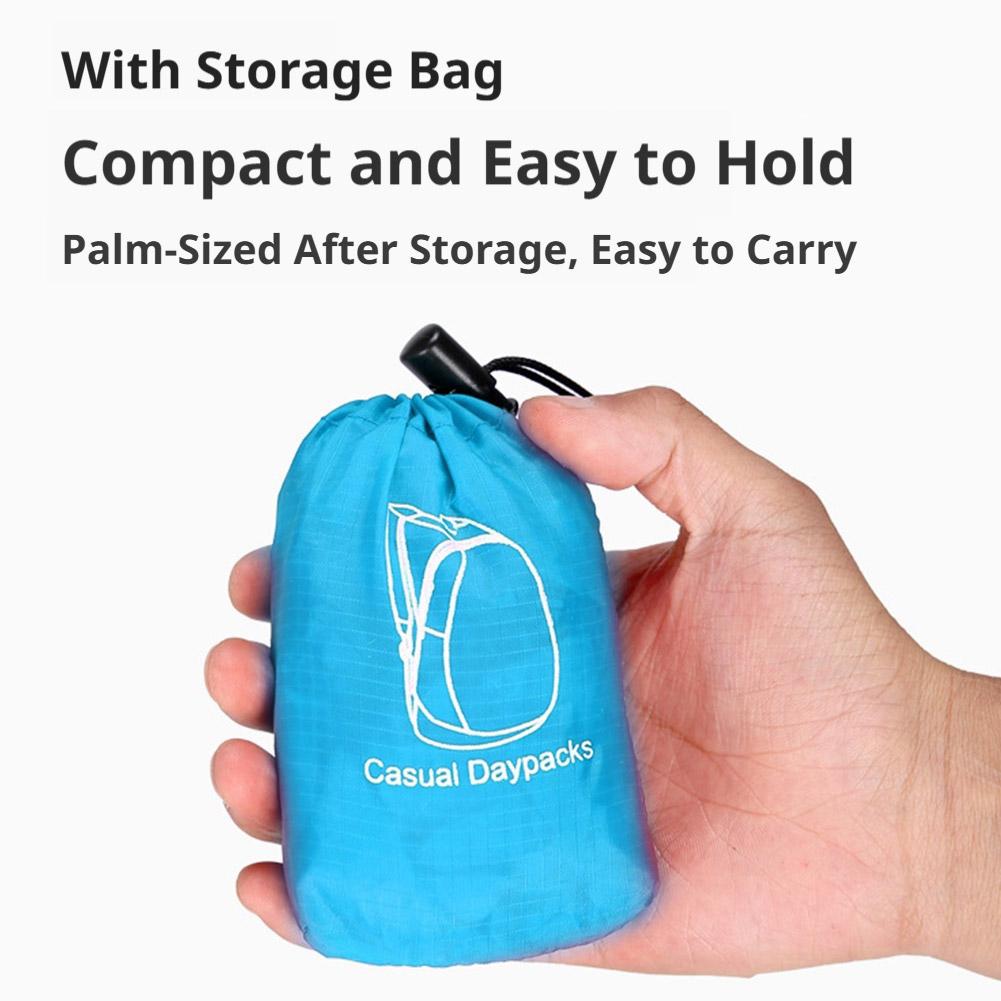 กระเป๋าเดินป่ากลางแจ้ง น้ำหนัก - Packable Daypack Foldable บทวิจารณ์และราคา