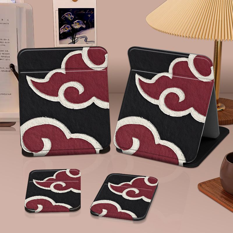 กระจกแต่งหน้าพับได้ลายเมฆแดง A - Travel Accessories Japan บทวิจารณ์และราคา