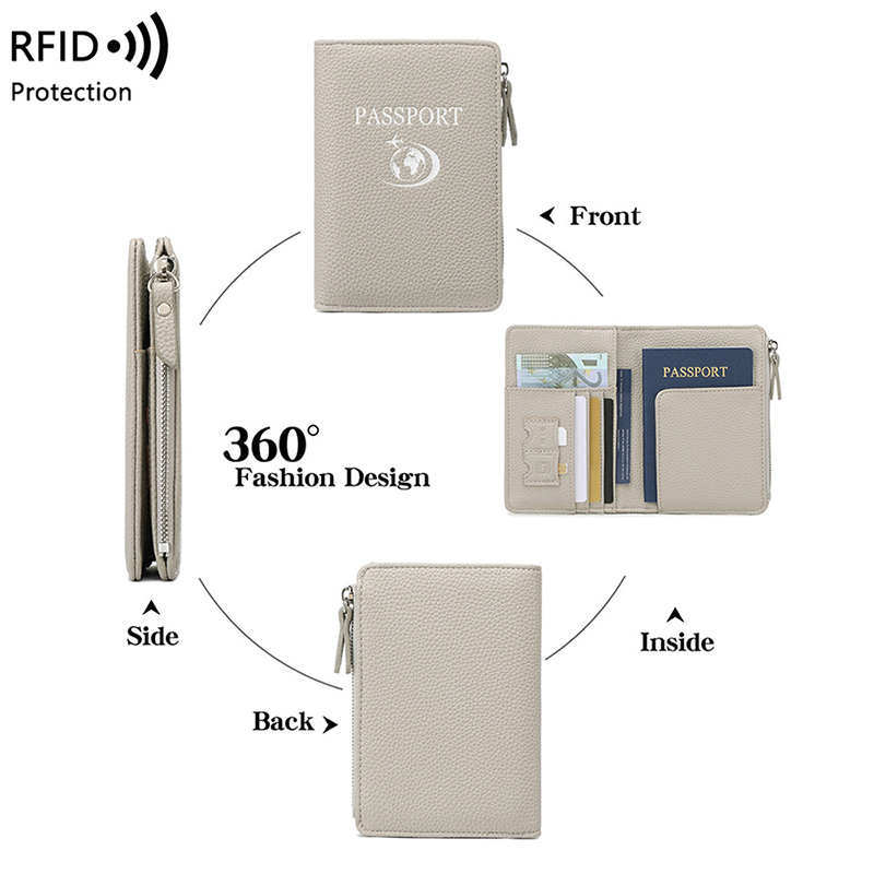 กระเป๋าใส่พาสปอร์ต RFID สำหรับ - Travel Accessories Bag For Women บทวิจารณ์และราคา