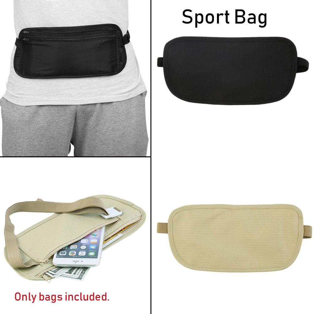 กระเป๋าคาดเอวแบบบาง ซ่อนได้ ป้ - Money Belt Hidden บทวิจารณ์และราคา
