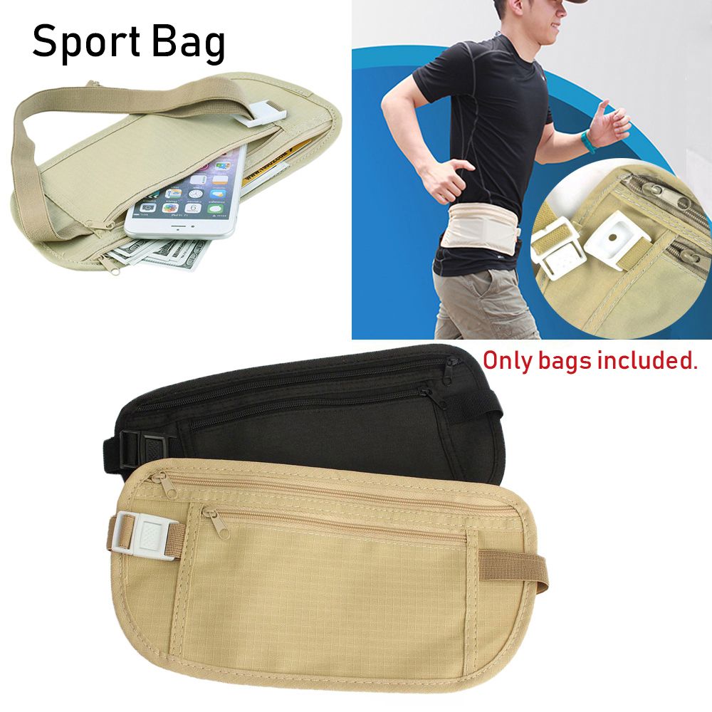กระเป๋าคาดเอวแบบบาง ซ่อนได้ ป้ - Money Belt Hidden บทวิจารณ์และราคา