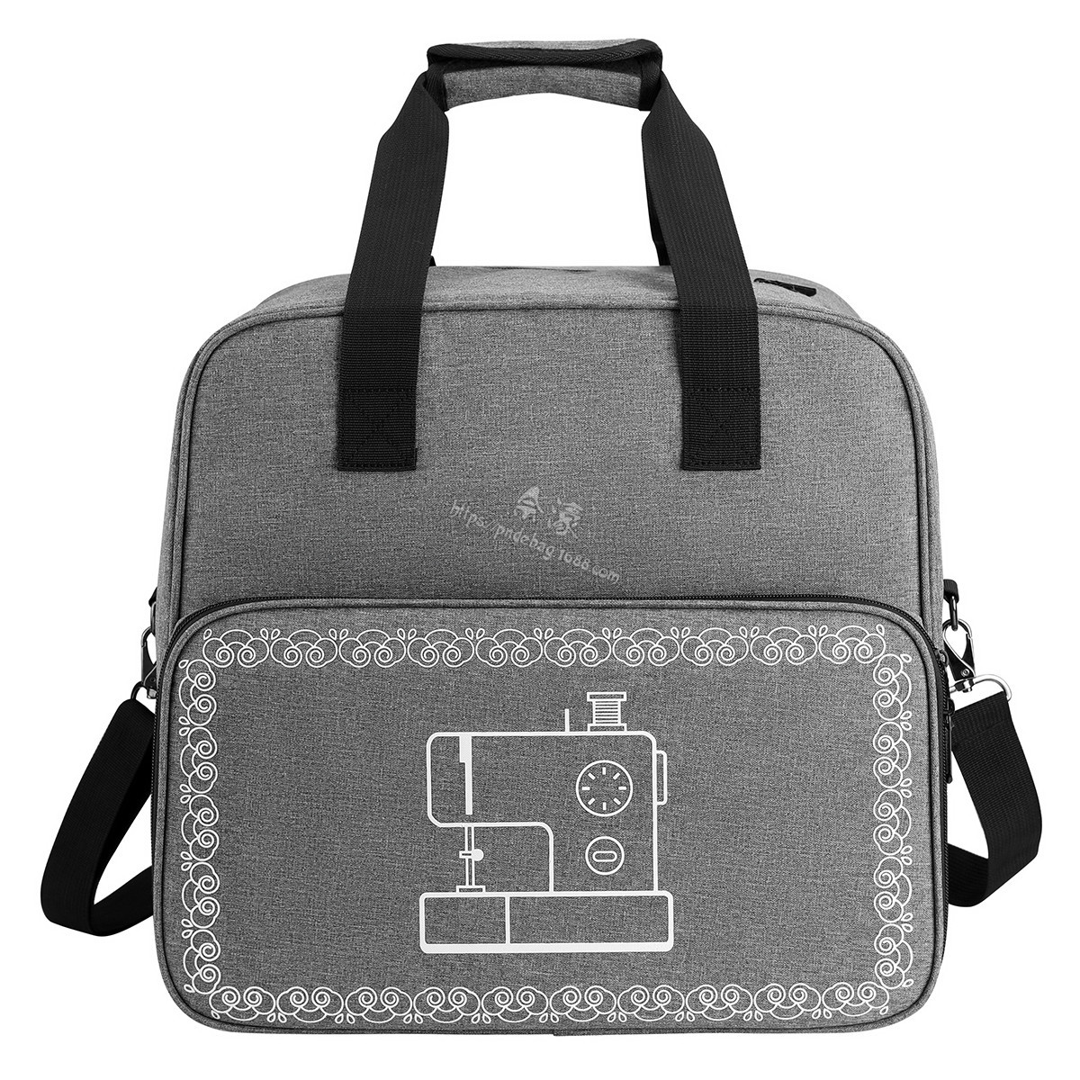 จักรเย็บผ้าขนาดใหญ่กระเป๋าสีเท - Travel Accessories Bag For Women บทวิจารณ์และราคา