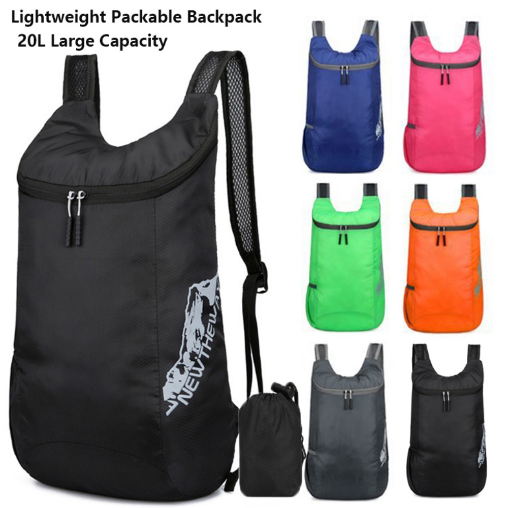 กระเป๋าเป้สะพายหลังขนาด 20 ลิต - Packable Daypack Foldable บทวิจารณ์และราคา