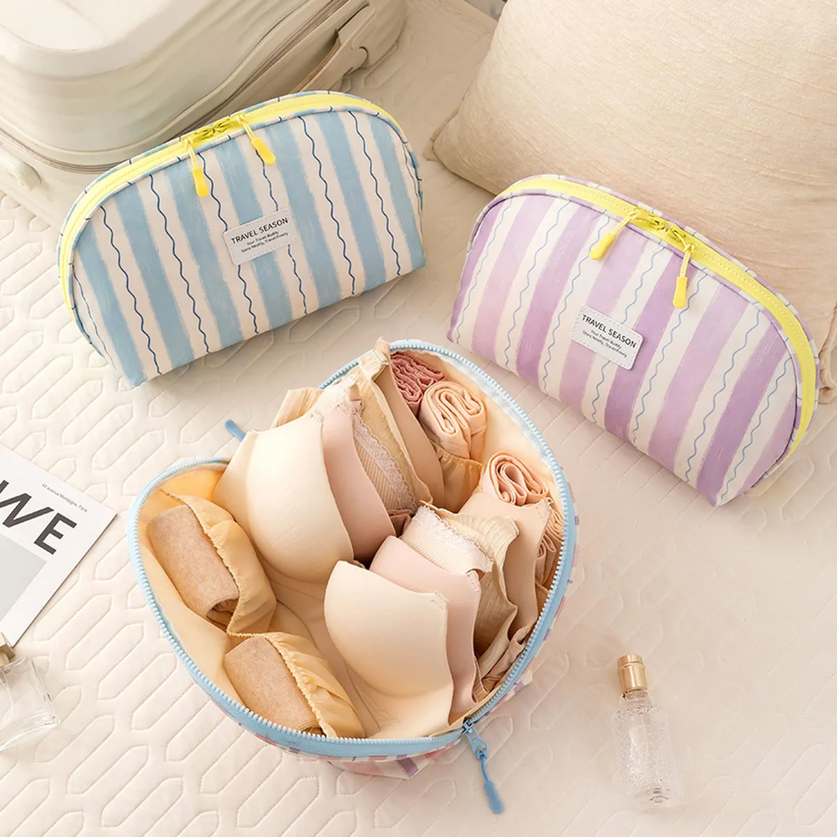 กระเป๋าเก็บชุดชั้นในแบบพกพาอเน - Travel Accessories Bag บทวิจารณ์และราคา