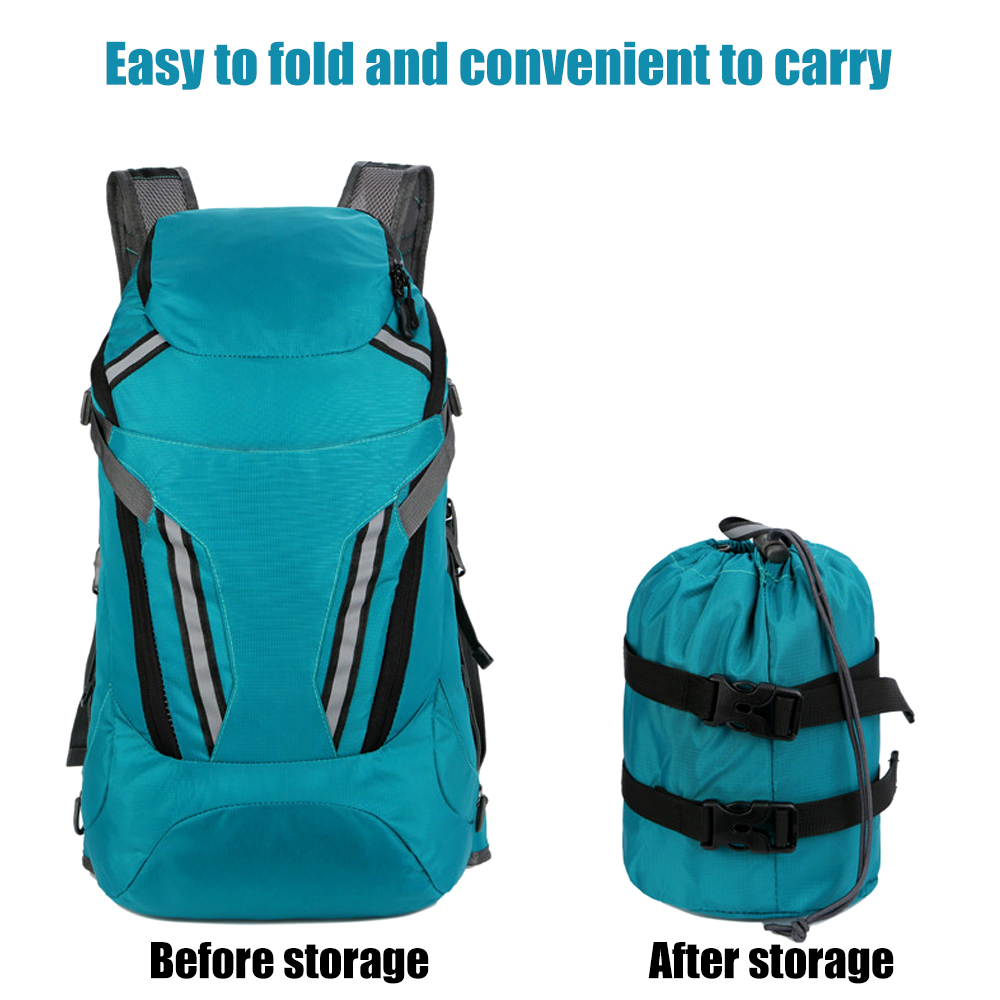 1 ชิ้นกระเป๋าเป้สะพายหลังเดินป - Packable Daypack Foldable บทวิจารณ์และราคา